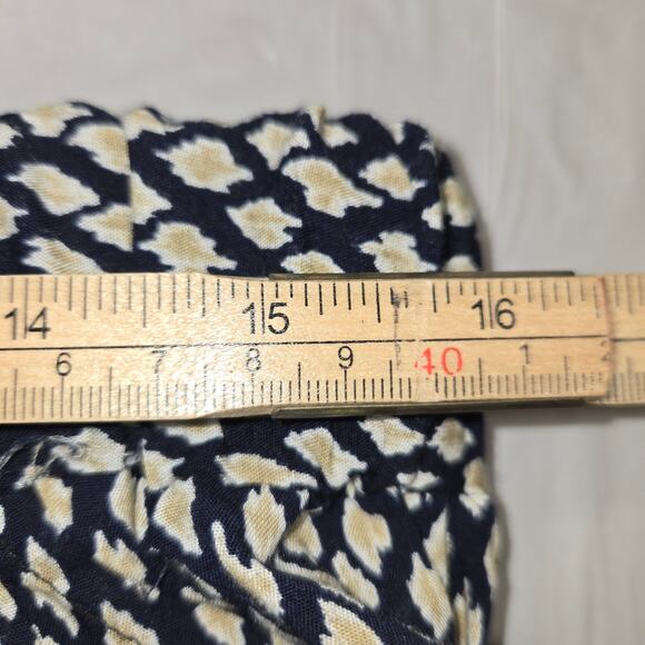 Azel Hazel Womens L Pants Crop Wide Leg Flowy Lightweight Boho Hippie Festival - Picture 9 of 16